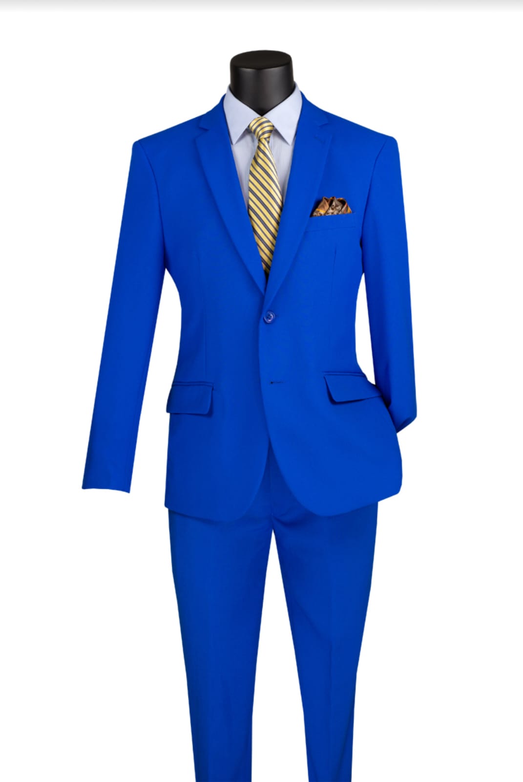 Oxford Royal Blue Modern Fit Suit – Bold Stylish Formalwear